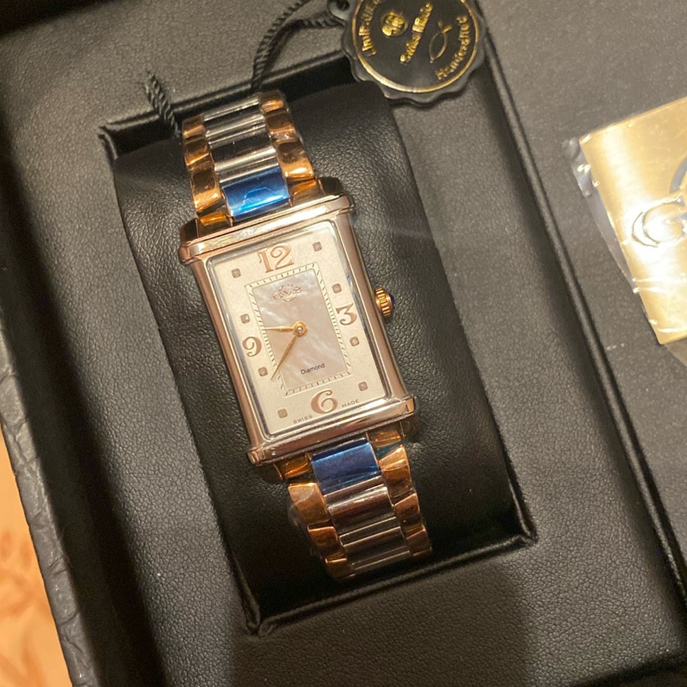 Limited Edition Principessa Swiss Made Diamond Mother of Pearl Watch